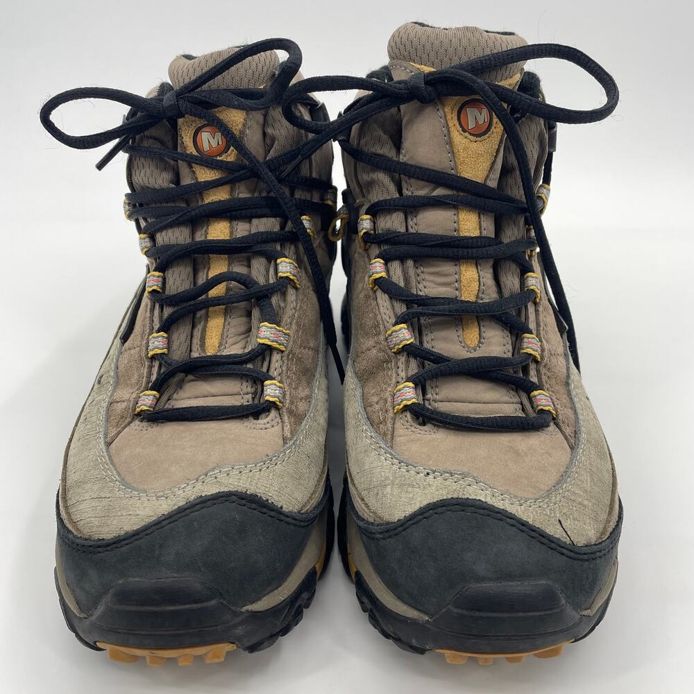 MERRELL Pulse II Vibram Hiking Boot Size 8.5 Ankle Height Outdoor Work Shoe